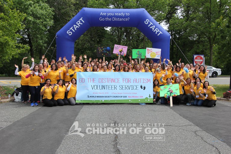 World Mission Society Church of God in Ridgewood at Go the Distance for Autism Speaks