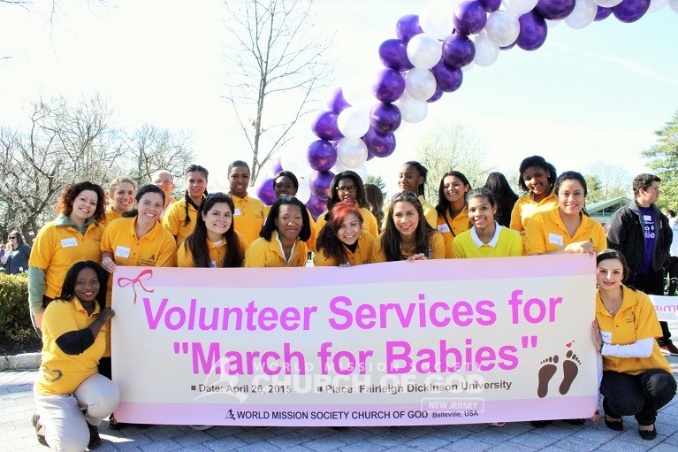 world mission society church of god, wmscog, belleville, NJ, Mahwah, march for babies, march of dimes, premature babies, walk, walkers, fundraiser, New Jersey, volunteers, volunteerism