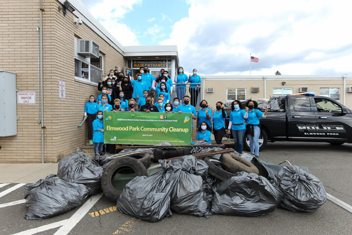 ASEZ Earth Day Cleanup in Elmwood Park, NJ