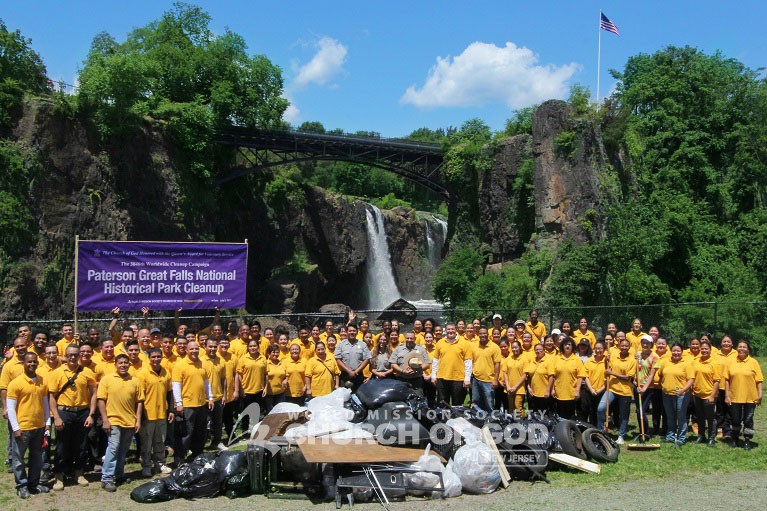 world mission society church of god new jersey ridgewood nj paterson great falls park cleanup 07