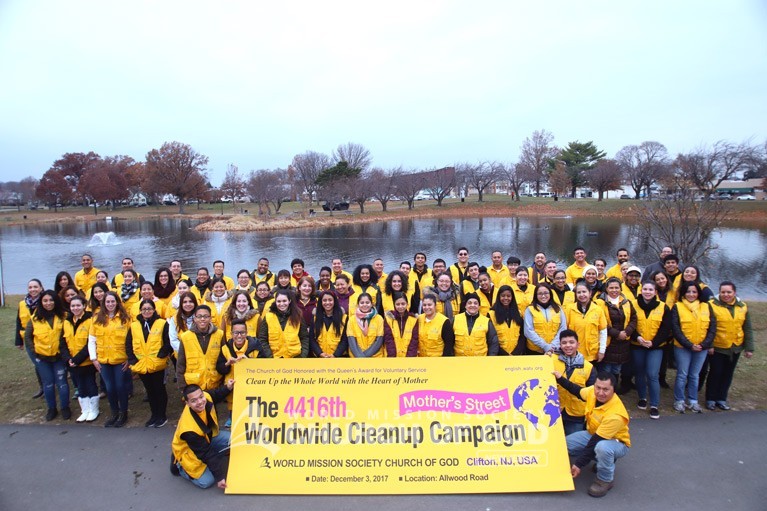 world mission society church of god mother's street cleanup new jersey clifton 