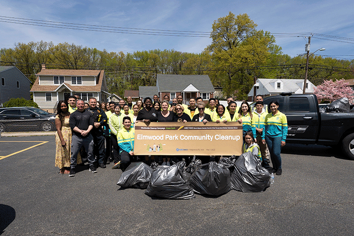 ASEZ WAO Cleans Elmwood Park